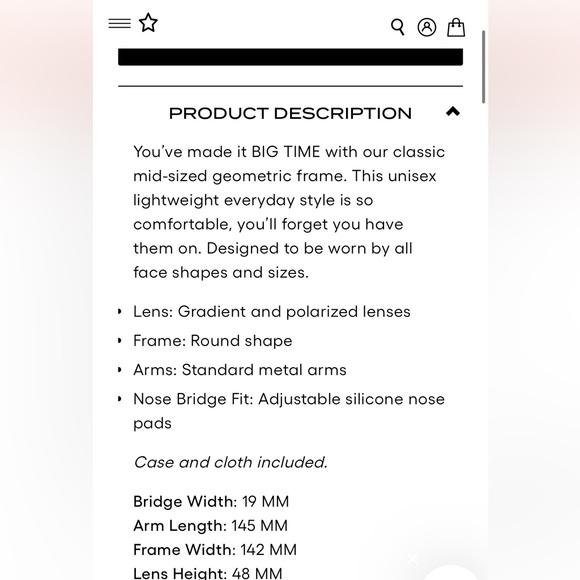 Quay Sunglasses - Big Time - Picture 4 of 4